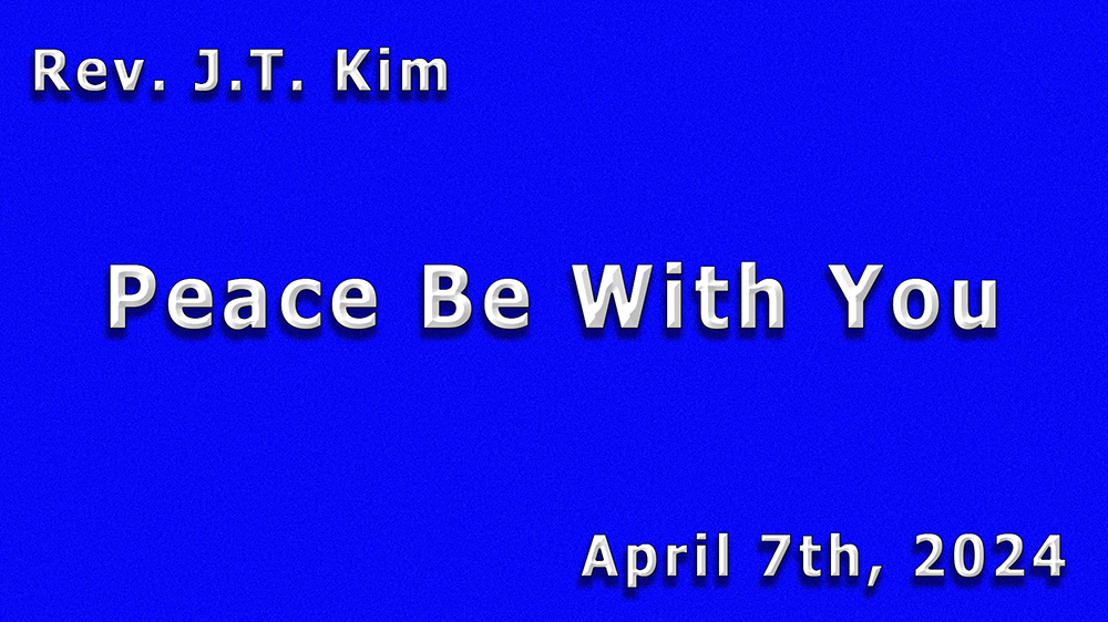Peace Be With You Image